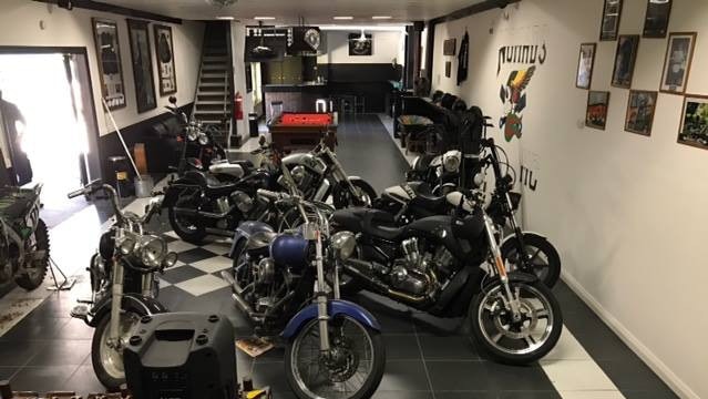 Back when bikies had bikes. Inside the Islington clubhouse of the Nomads