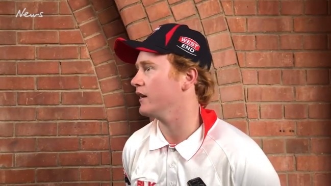 Lloyd Pope on first Sheffield Shield wicket