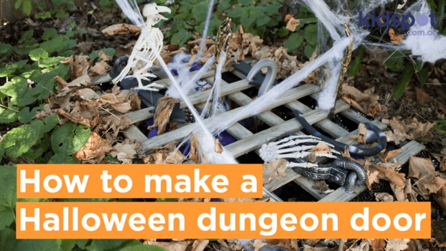 How to make a Halloween dungeon door