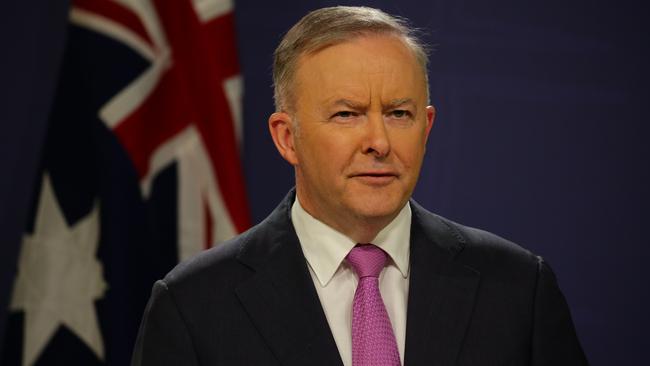 Anthony Albanese’s approval rating is in positive net territory for the first time since November. Picture: Gaye Gerard