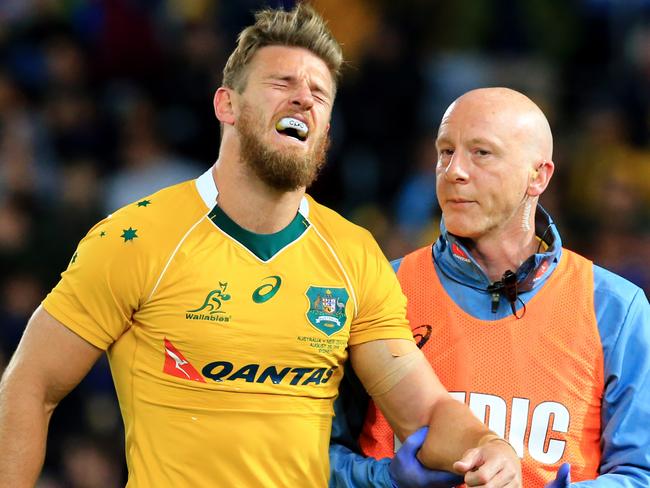 Injury woes for Australia’s inside backs.