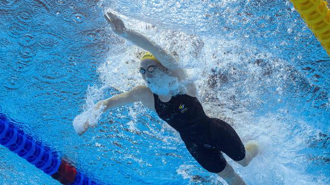 Australia's Mollie O'Callaghan finished second in the 200m final.