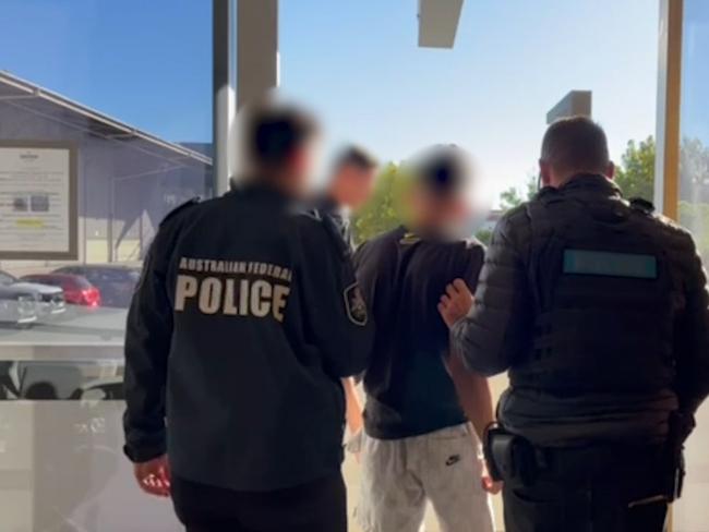 Two Victorian men have been arrested in Adelaide following the seizure of 139kg of cocaine hidden inside a shipment of luxury bus. Picture: Australian Federal Police