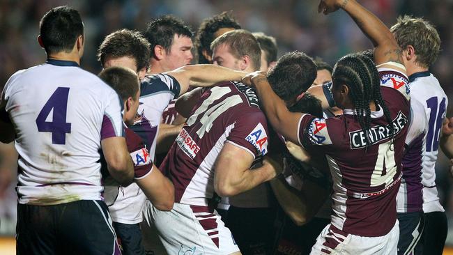 The NRL doesn’t want this happening again. Photo: Mark Kolbe/Getty Images)