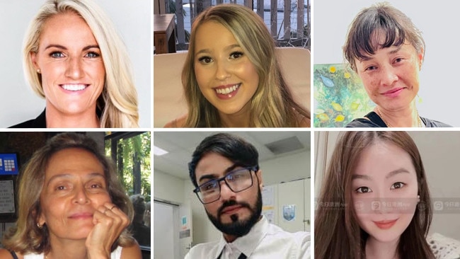 All six victims of the Bondi massacre.