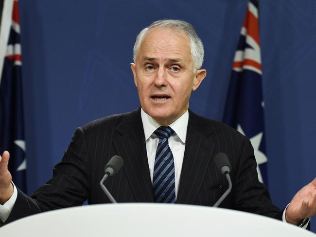 Prime Minister Malcolm Turnbull speaks at a press conference in Sydney, Wednesday in the wake of the Census fallout. Picture: Mick Tsikas