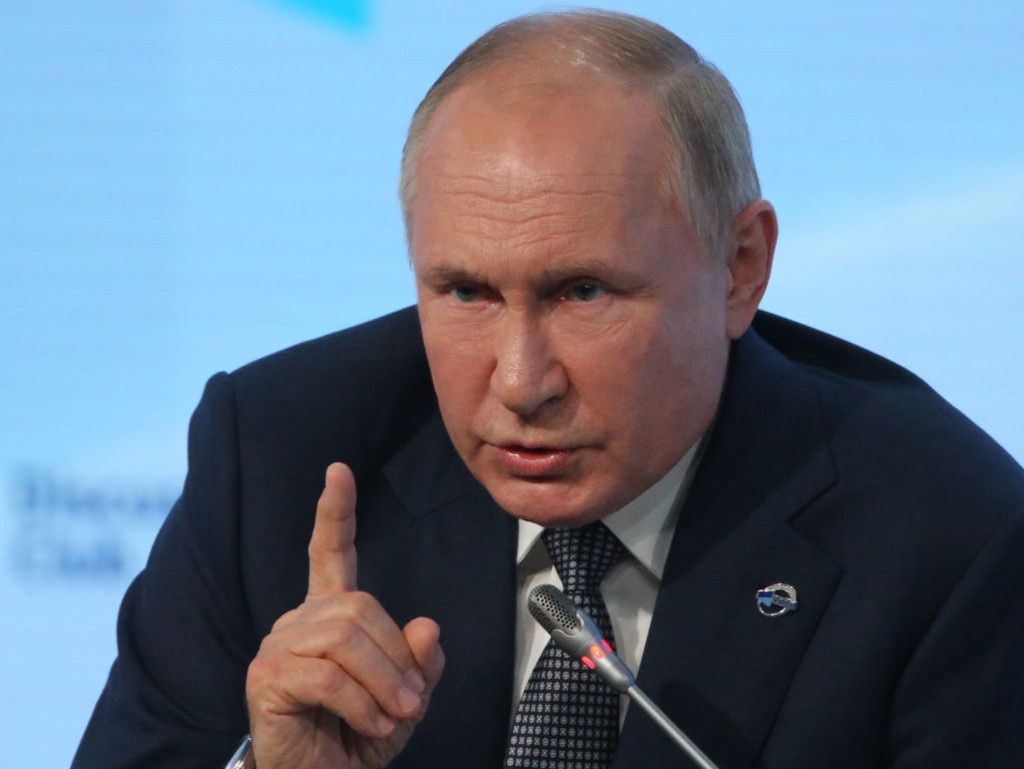 Russian President Vladimir Putin has warned NATO countries to stay out of the superpower’s affairs with Ukraine. Picture: Mikhail Svetlov/Getty Images