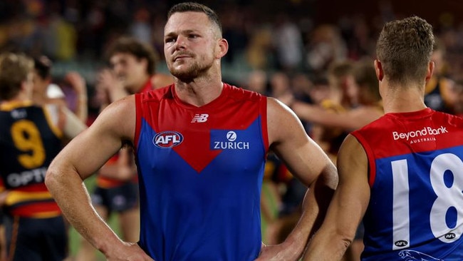 Steven May has a history with getting into fights with teammates. (Photo by James Elsby/AFL Photos via Getty Images)