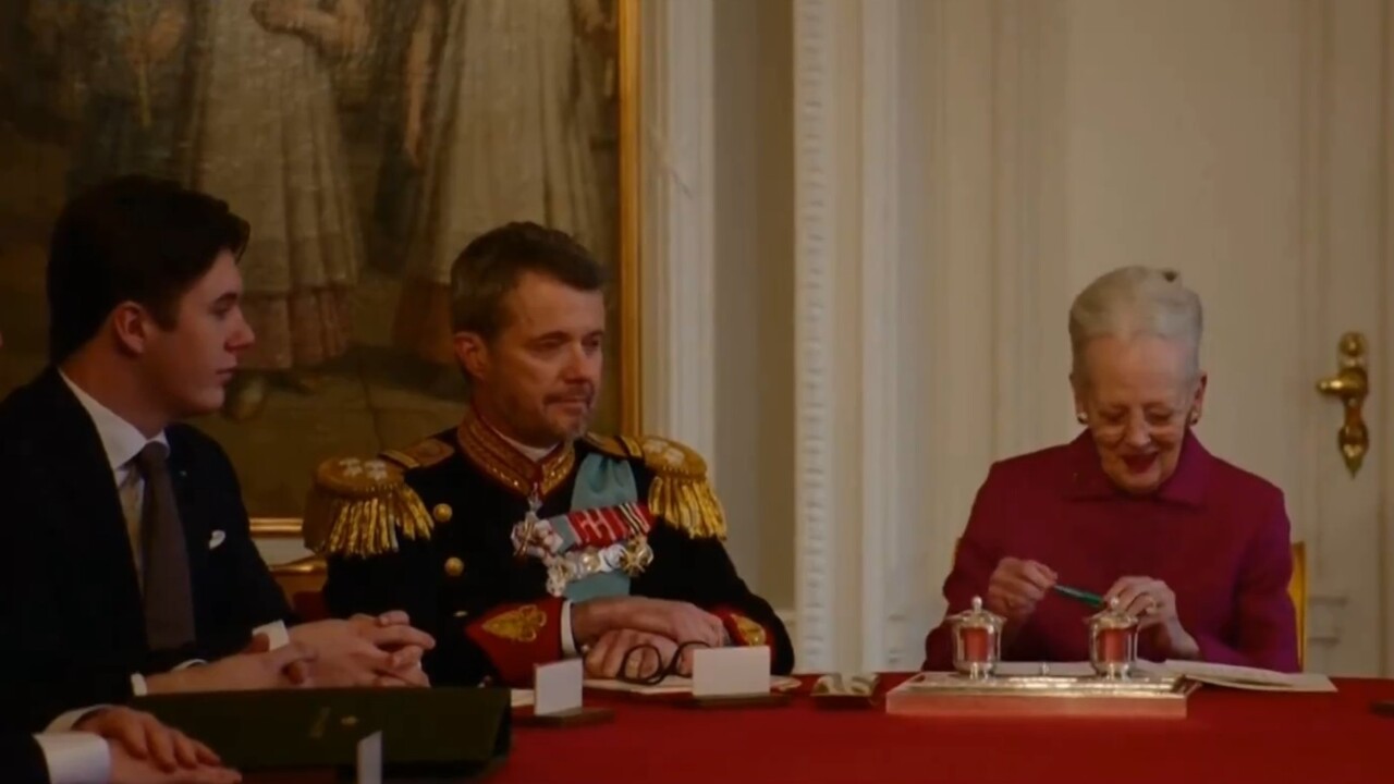 King Frederik X looked ‘quite emotional’ during Margrethe’s abdication ...