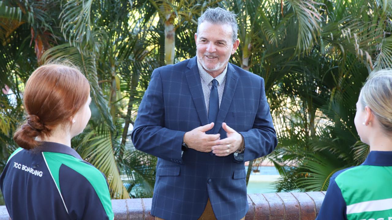 Ron Armstrong, The Cathedral College's Assistant Principal: Boarding, is in the running for running for a Queensland College of Teachers TEACHX Awards. Photo: Pauline Crow