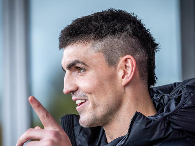 Collingwood Vice-Captain Brayden Maynard ahead of his 200th AFL game. Picture: Jake Nowakowski