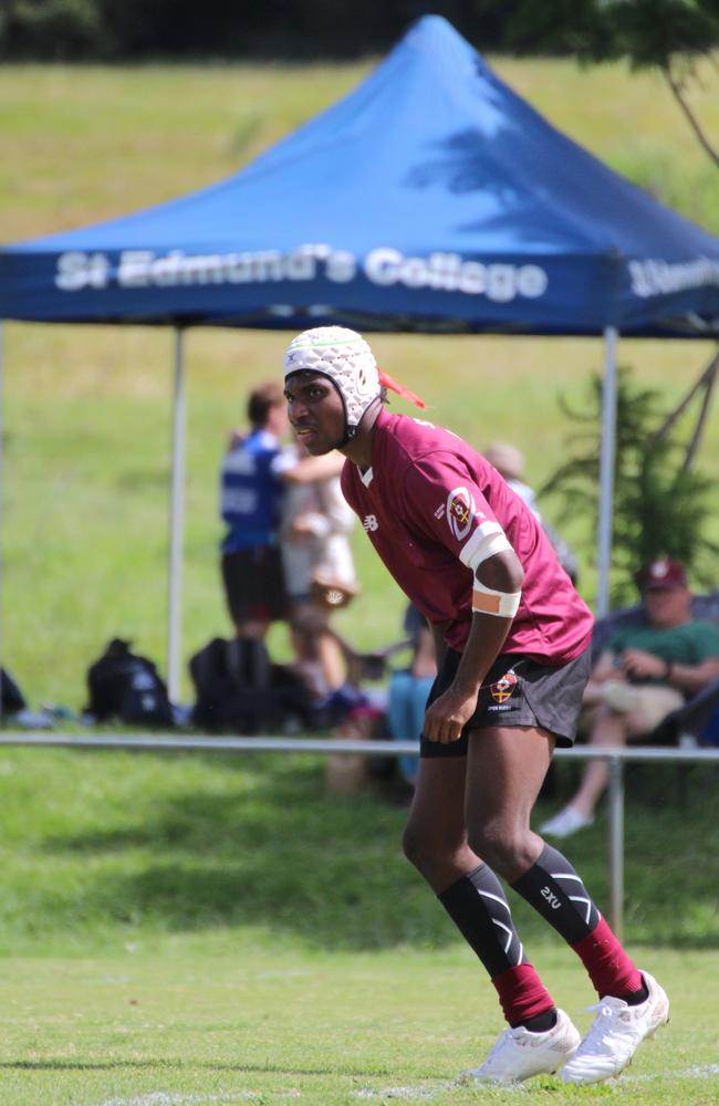 Ballymore Cup rugby action at the Albany Creek Brumbies Junior Rugby Union Club on Friday, April 12, 2024.