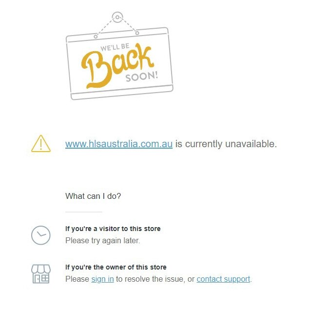 What’s left of Hello Lifestyle Australia’s website.