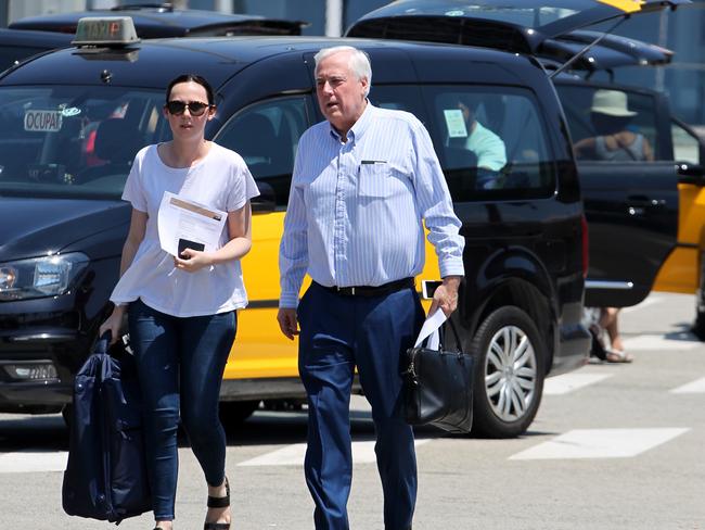 Clive Palmer has set off on a luxury Mediterranean cruise with family and friends. Picture: Martin Seras Lima