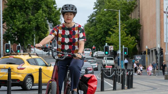 Alison Hetherington, Bicycle Network Tasmania public affairs manager. Picture: Mireille Merlet