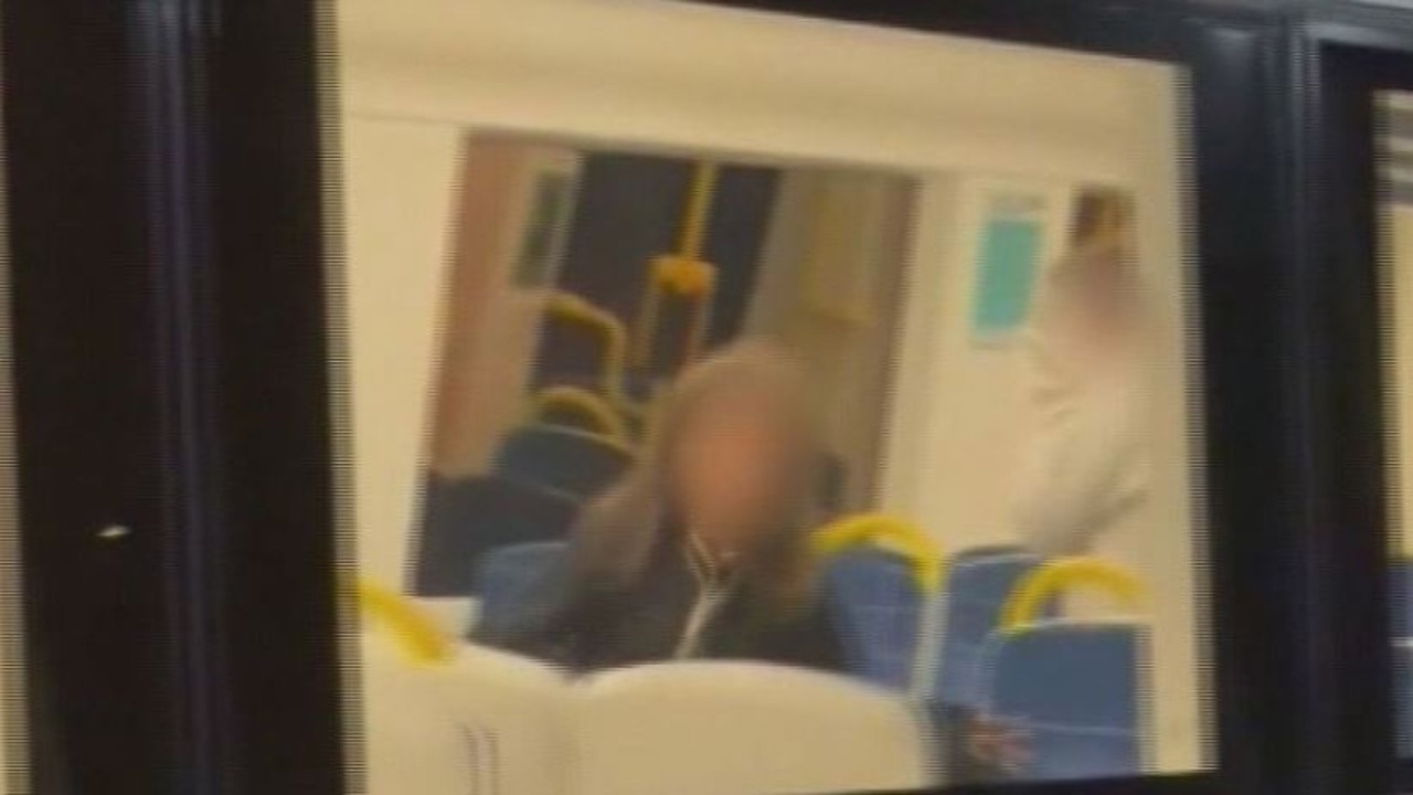Teenage girls have been accused of wreaking havoc on the Seaford train line in Adelaide Picture: Nine News.