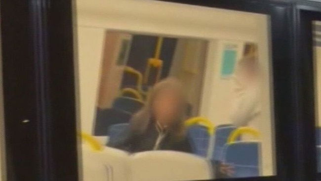 Teenage girls have been accused of wreaking havoc on the Seaford train line in Adelaide Picture: 9 News