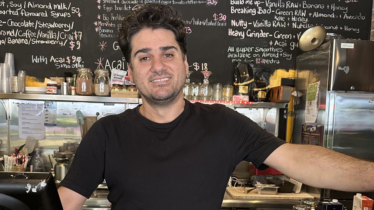 Matt Nankali runs Momento Cafe &amp; Kitchen and lives in South Hurstville which is also in the Kogarah electorate. Picture: NewsWire.