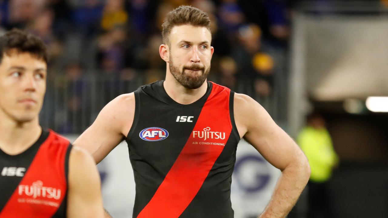 Could Cale Hooker’s Essendon struggle to make finals in 2020? Picture: Michael Willson