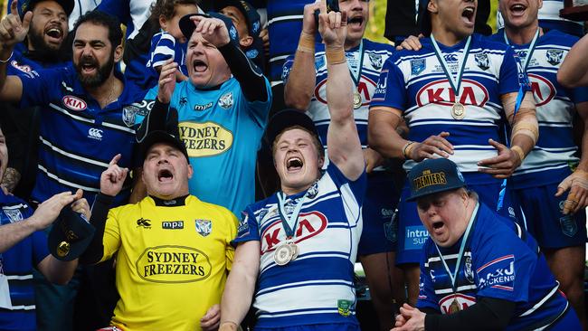 Zac Woolford set up a stunning try in the grand final last weekend. (AAP Image/Monique Harmer)