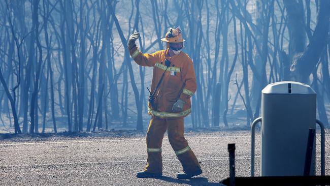 The fire at North Rothbury, north of Cessnock, is being investigated. Picture: Peter Lorimer.