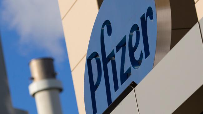 Pfizer pharmaceutical company is competing with AstraZeneca, the British drugs group, and Johnson &amp; Johnson and Moderna, its American rivals, to bring a COVID-19 vaccine to market. Picture: Dominick Reuter/AFP