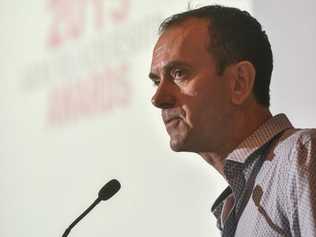 Editorial Director Bryce Johns speaks at the 2015 Australian Regional Media Editorial Awards.Photo Adam Hourigan / The Daily Examiner. Picture: Adam Hourigan