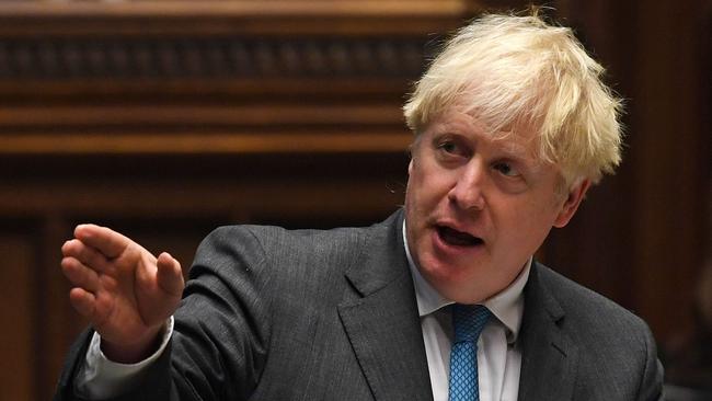 Prime Minister Boris Johnson said a “circuit breaker” lockdown could be on the cards for the UK. Picture: Jessica Taylor/AFP