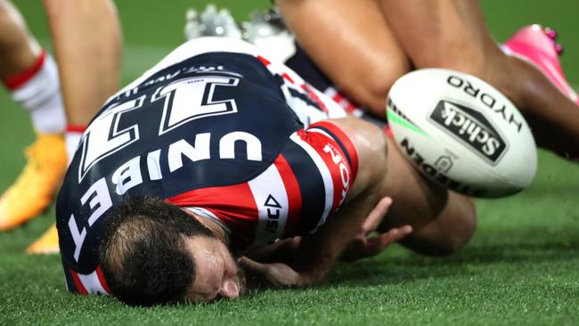 Boyd Cordner has suffered four head knocks this season. Picture: Phil Hillyard