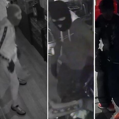 Police have released footage of an alleged break in at a Goodna shop last month.