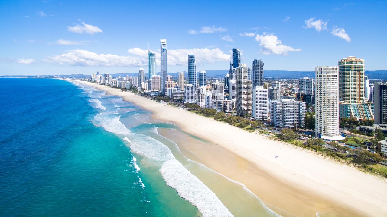 Surfers Paradise, Qld. You can’t sit on the beach on this trip but the plane will fly over it.