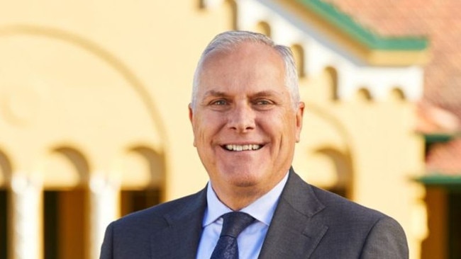 The outgoing headmaster of Brisbane Boys’ College, Paul Brown. Picture: Supplied