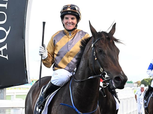 Party For Two wins the $500,000 QTIS Jewel 3YO on the Gold Coast for jockey Nikita Beriman and trainers Matt Hoysted and Steve O'Dea. Picture: Grant Peters, Trackside Photography