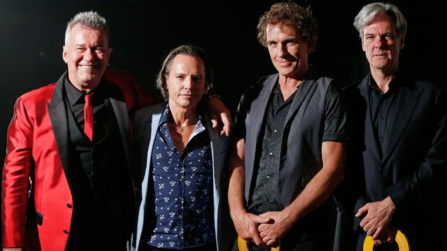 Bankwest bound: Jimmy Barnes, Phil Small, Ian Moss and Don. Picture: Zak Kaczmarek/Getty Images