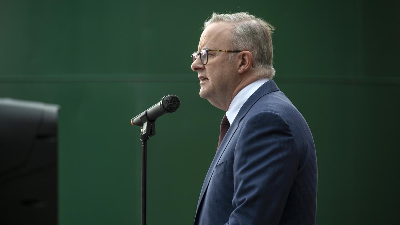 Prime Minister Anthony Albanese said the government hadn’t received any advice on a national TikTok ban. Picture: NCA NewsWire / Rob Burnett