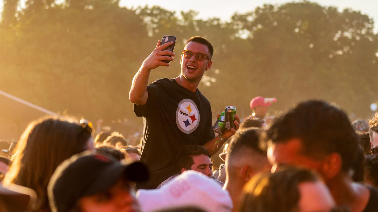 Missy Higgins fans at BASSINTHEGRASS 2021. Picture: Che Chorley