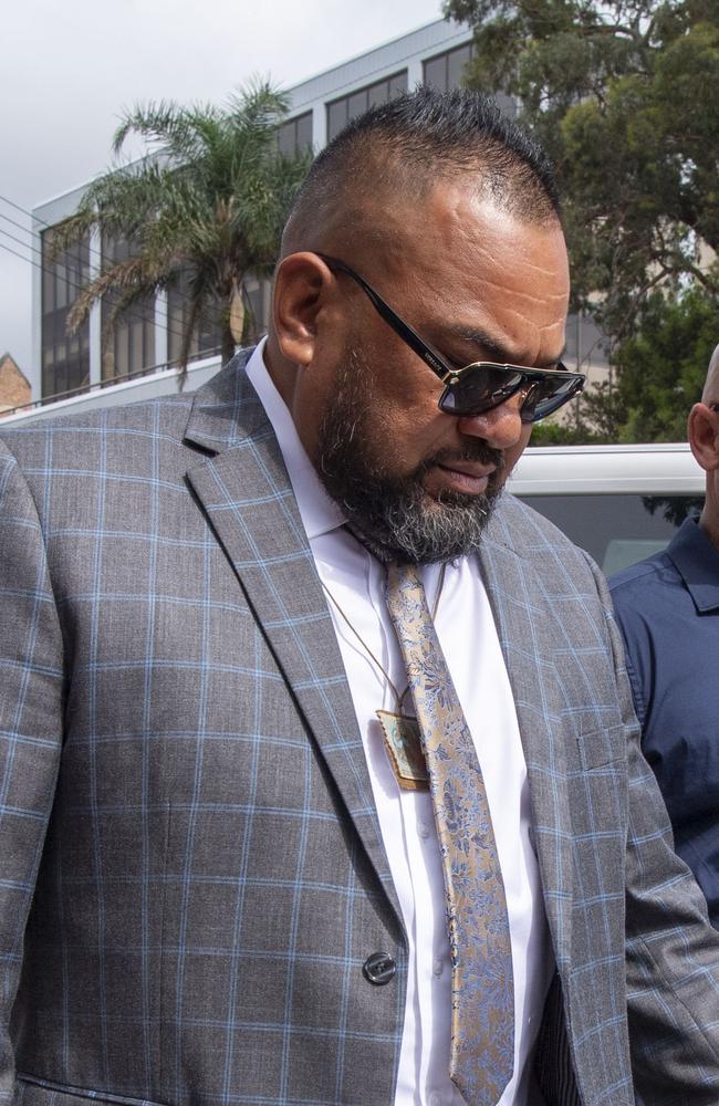 Talatau Senior Amone outside court on Monday. Picture: NCA NewsWire/Simon Bullard