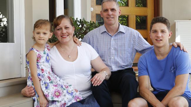 David, 55, and Anna Gamble, 50, and their children Matthew, 16, and Caitlin, 6, used a mortgage broker when they refinanced their five-bedroom home to a lower rate.