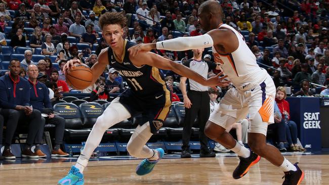 Bendigo’s Dyson Daniels is already a star at just 19, after signing for New Orleans in the NBA. Photo: NBAE via Getty Images