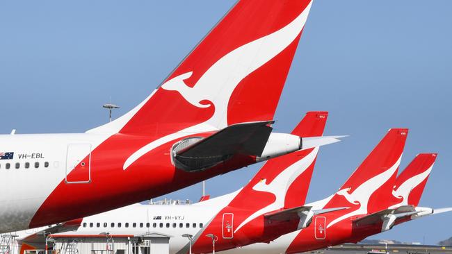 Qantas is ranked among Macquarie’s “winners” from global travel trends that favour companies focused on leisure rather than corporate travel. Picture: James D. Morgan/Getty Images