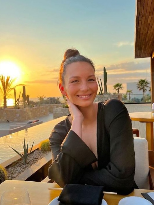 Ricki-Lee enjoyed the sun, surf and sunsets in Cabo.