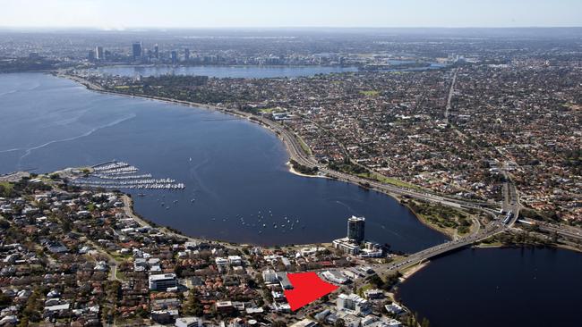 The Swan River in Perth.