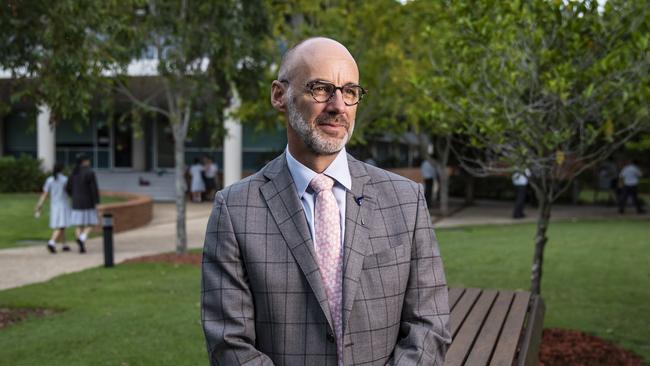 Dr Paul Browning was axed as St Paul’s School principal after clashing with the Anglican Church. Picture: Mark Cranitch.