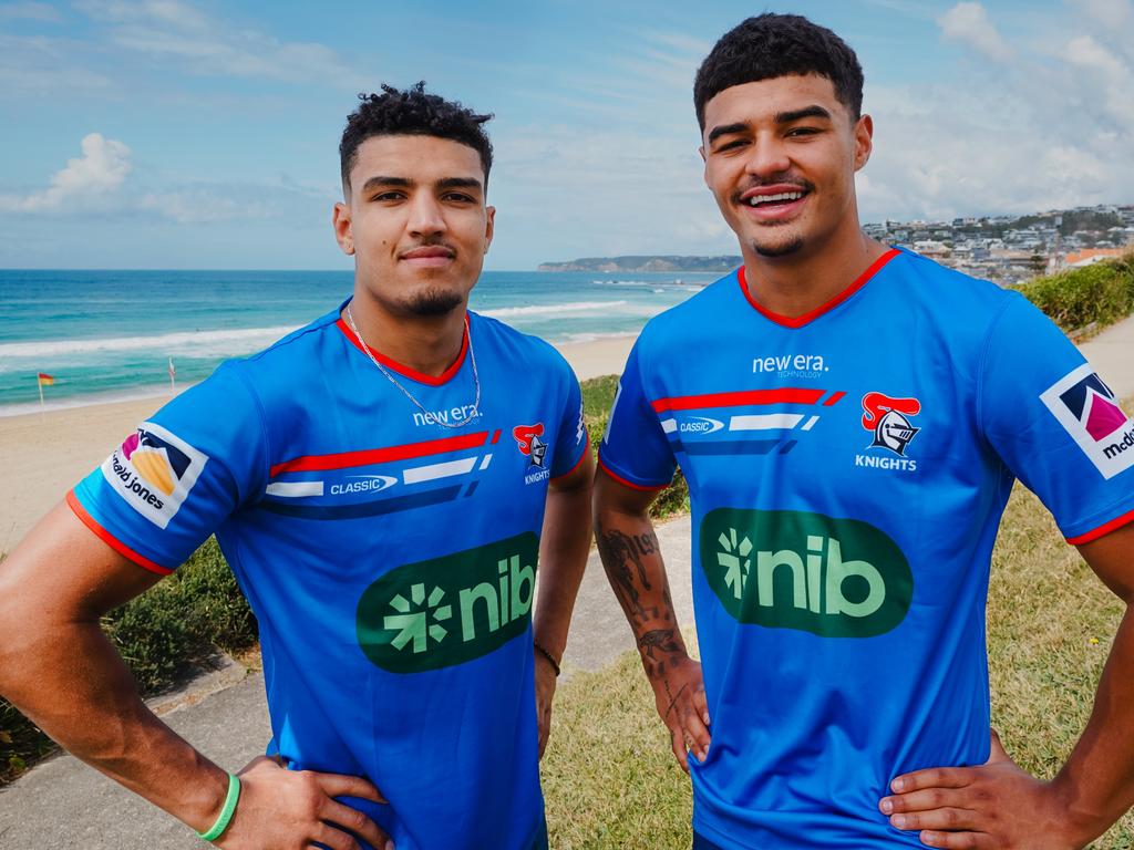 Newcastle’s English recruits (L-R) Will Pryce and Kai Pearce-Paul. Credit: Supplied.