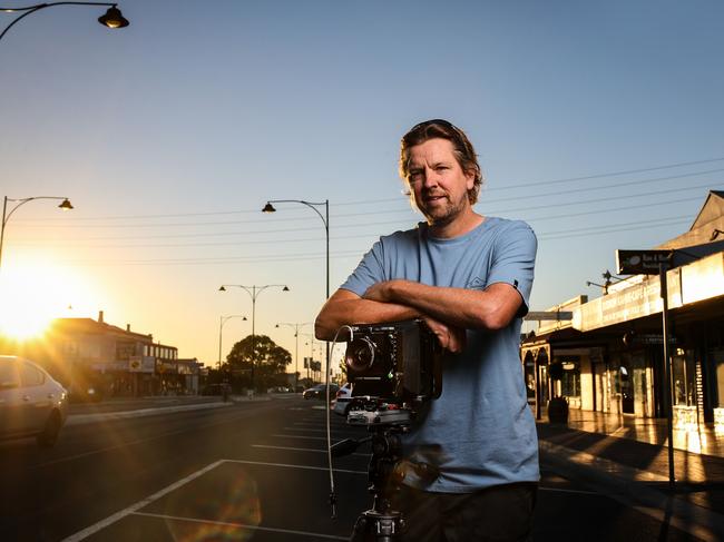 Trent Parke pictured in Adelaide on April 1, 2021. Trent is the first and only Australian to be elected a full member of the prestigious international photo agency, Magnum and has won numerous national and international awards. Picture Matt Turner.