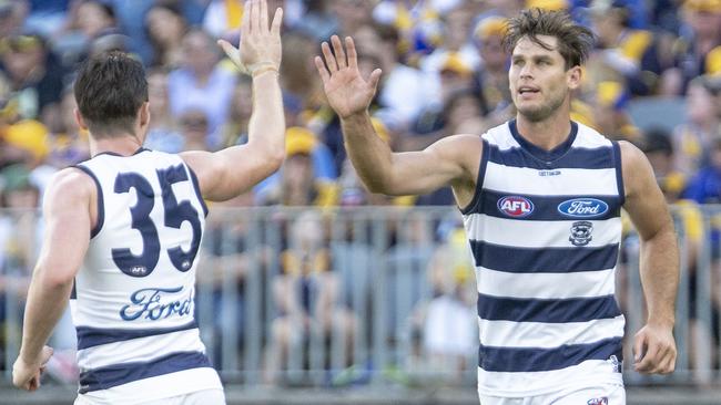 Patrick Dangerfield can help shape the Cats’ September ... if their team gets there. Pic: AAP