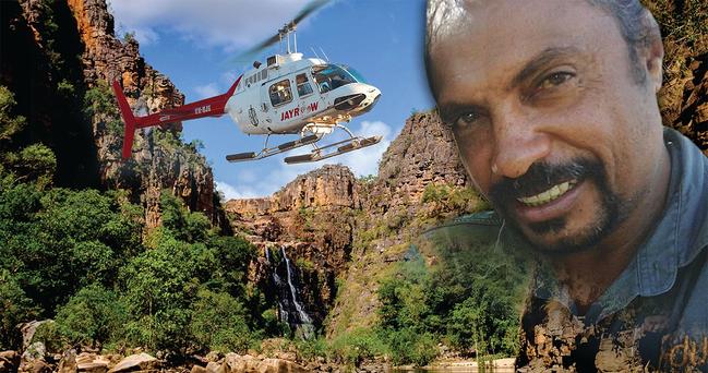 Kakadu National Park ranger Fred Hunter was seriously hurt in a helicopter crash in Kakadu. Picture: Facebook. ART: LOUIS MARQUEZ