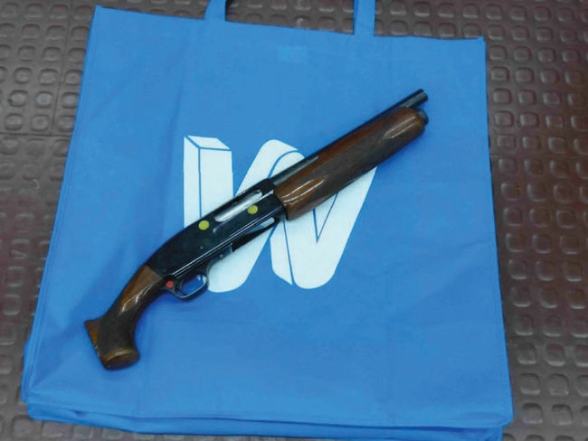 Monis had a Big W bag and gun. Picture: AAP Image/NSW Police