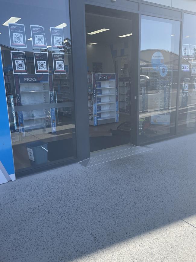 AMCAL Chemist at Ormeau which was broken into in the early hours of May 3, 2023. Picture: Lea Emery