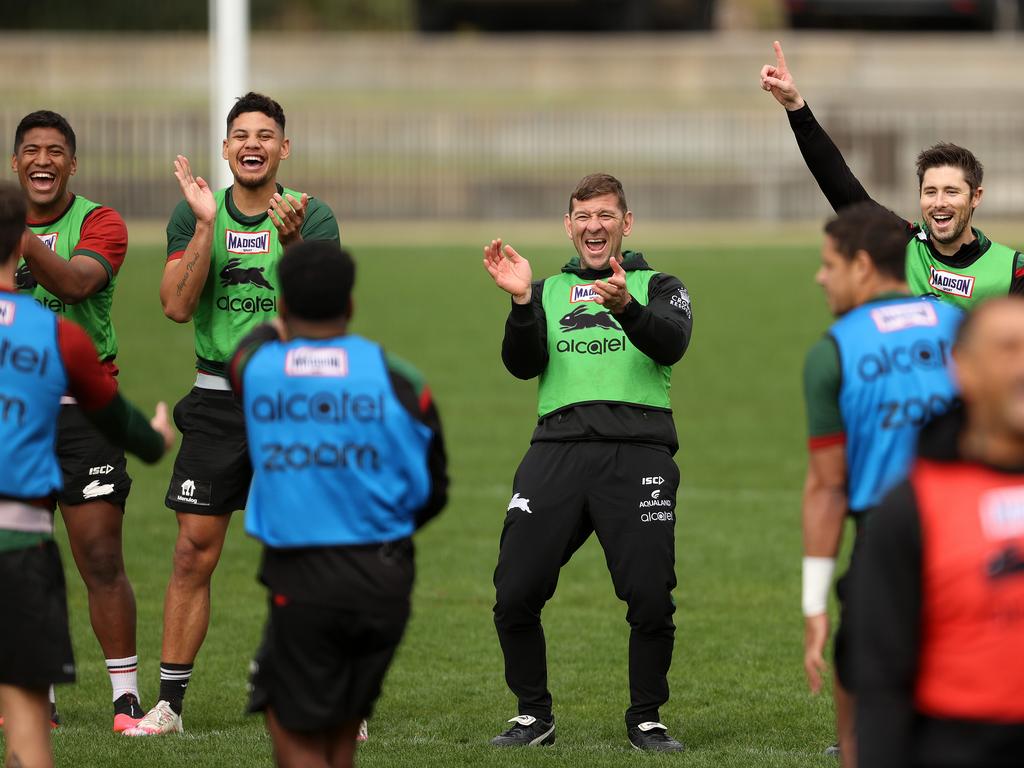 Jason Demetriou is a coach who knows how to connect with his players. Picture: Phil Hillyard